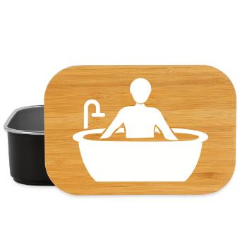 Bathing Bathtub - Lunch Box - black - Front