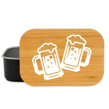 Bier Prost Symbol - Lunch Box - Schwarz - Vorne
