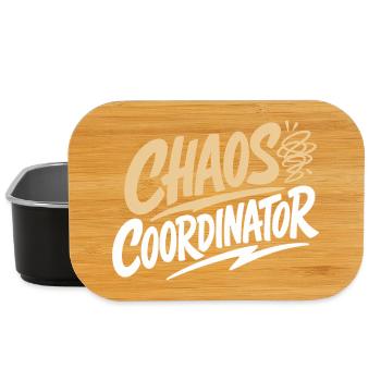 Chemise de la Coordinateur du Chaos Drôle - Boîte à goûter - noir - Devant