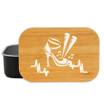 Salsa Tanzen - Turn Patterns Over Small Talk - Lunch Box - Schwarz - Vorne