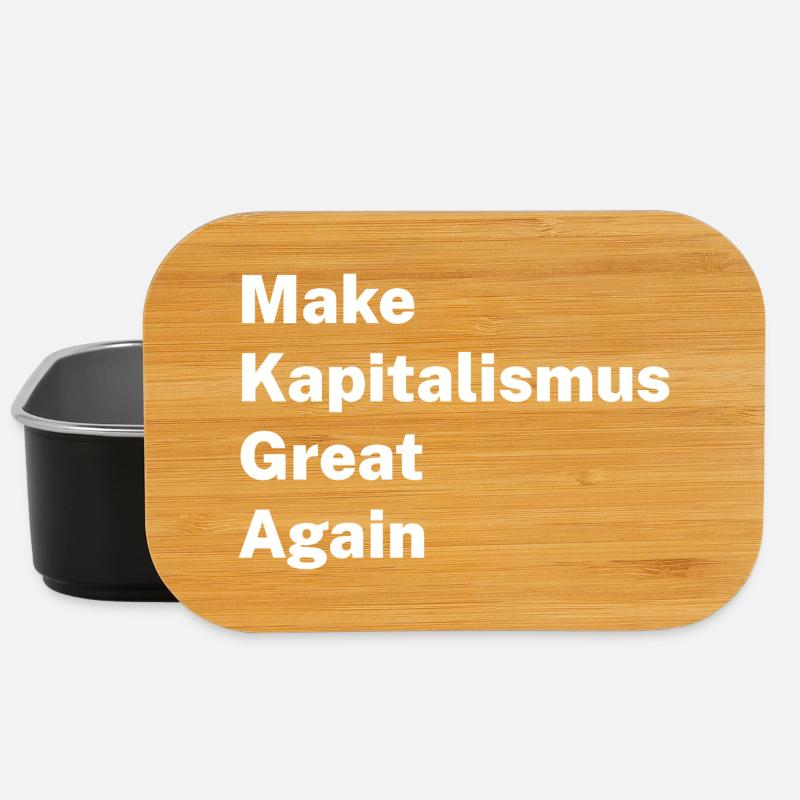 Make Capitalism Great Again - Lunch Box - black