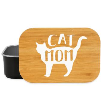 Katze Katzen - Lunch Box - Schwarz - Vorne