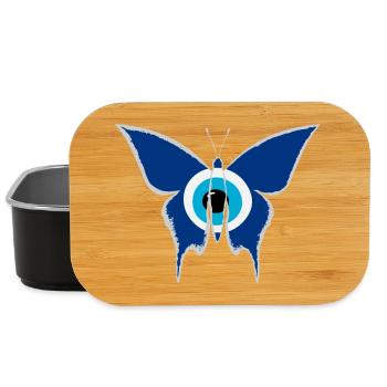 Papillon Nazar blanc - Boîte à goûter - noir - Devant