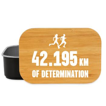 Marathon - 42,195 km de détermination - Boîte à goûter - noir - Devant