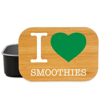 I LOVE SMOOTHIES - Lunch Box - Schwarz - Vorne