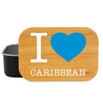 I LOVE CARIBBEAN Karibik - Lunch Box - black - Front