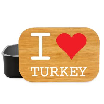 I LOVE TURKEY Türkei - Lunch Box - black - Front