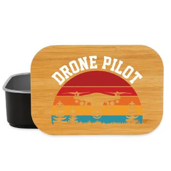 Pilote de drone - Boîte à goûter - noir - Devant