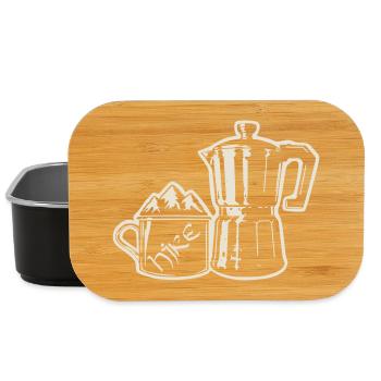 Coffee Hike - Mountain Espresso [White] - Lunch Box - black - Front