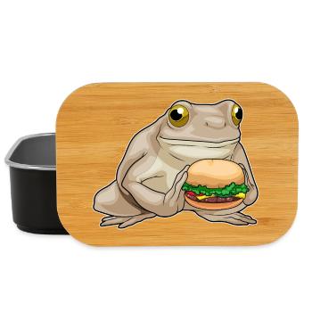 Frog Cheeseburger - Lunch Box - black - Front