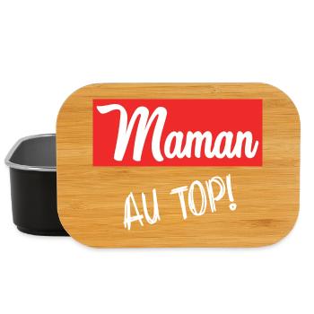 MAMAN - Boîte à goûter - noir - Devant