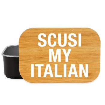 Italien Italian Language Sprache - Lunch Box - Schwarz - Vorne