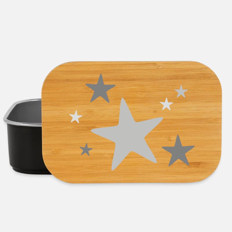 Sternengruppe mehrfarbig - Lunch Box - Schwarz