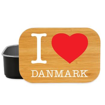 J’AIME DANMARK Danemark - Boîte à goûter - noir - Devant