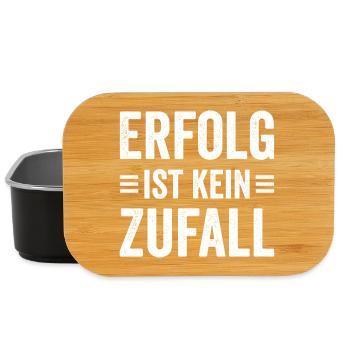 Success Saying for Founder Entrepreneur Startup - Lunch Box - black - Front