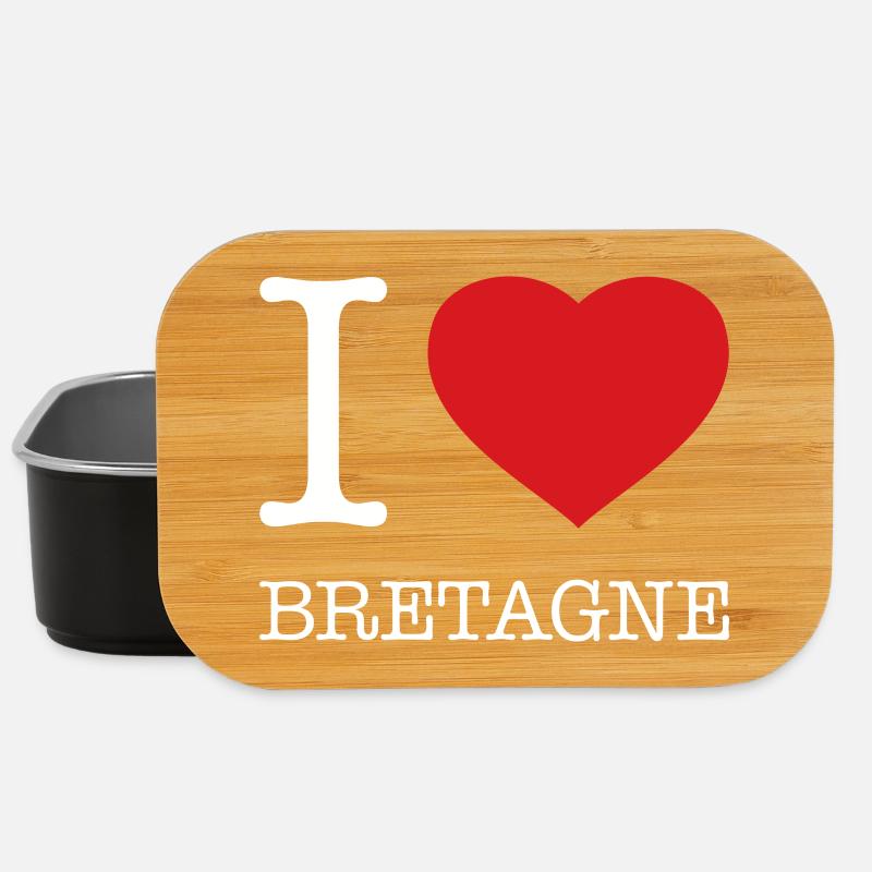 J’ADORE LA BRETAGNE - Boîte à goûter - noir