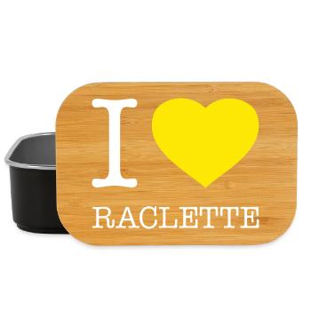 I LOVE RACLETTE - Lunch Box - black - Front