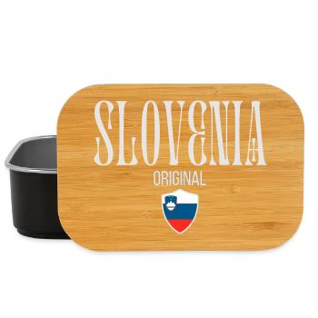 Ursprünglich aus Slowenien, geboren in Slowenien - Lunch Box - Schwarz - Vorne