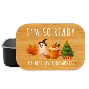 Autumnal Halloween and Christmas greetings - Lunch Box - black - Front
