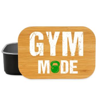 Bodybuilding Fitness Vintage Gym Athleten Workout - Lunch Box - Schwarz - Vorne