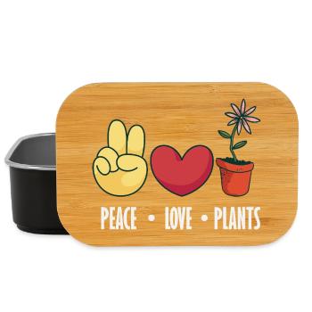 Cadeaux pour les jardins et les amoureux des plantes - Boîte à goûter - noir - Devant