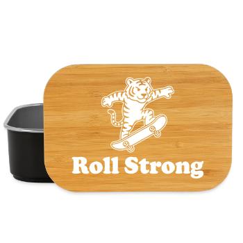 Tiger Skateboard Roll Strong - Lunch Box - black - Front