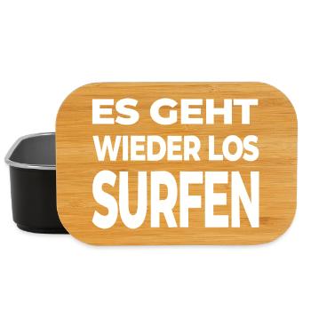 Surf - Boîte à goûter - noir - Devant