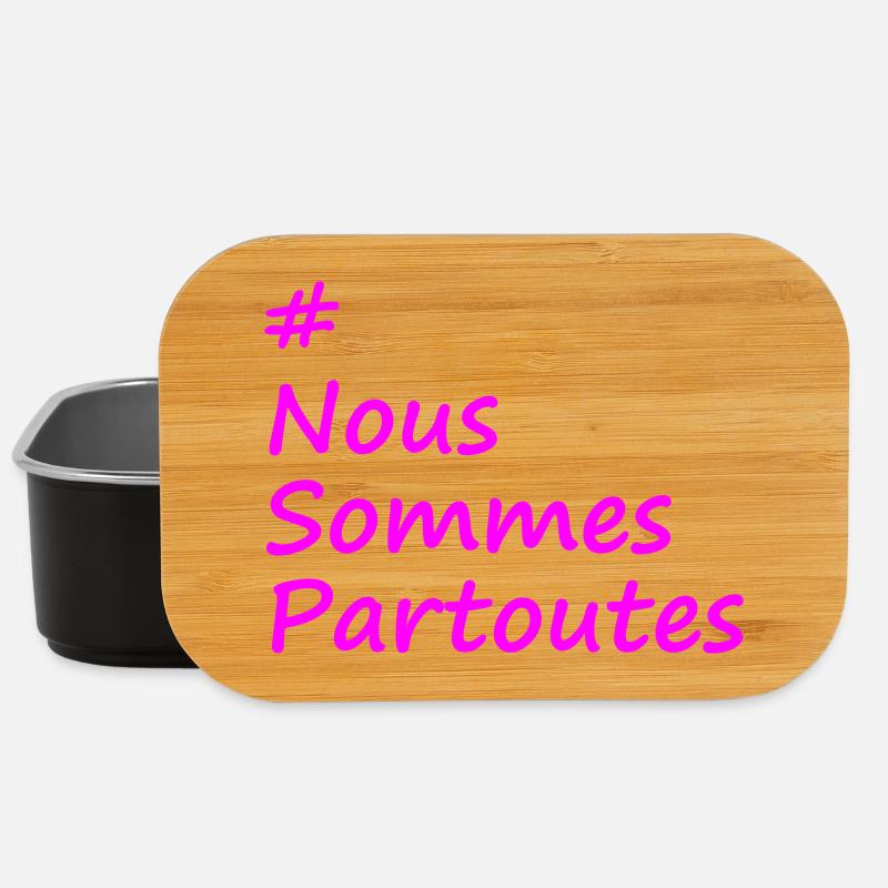 #NousSommesPartoutes - Lunch Box - Schwarz