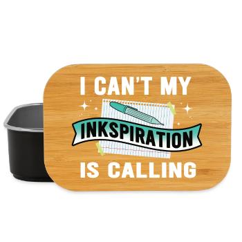 Poetry Slam Tintenspiration Slam-poesie - Lunch Box - Schwarz - Vorne