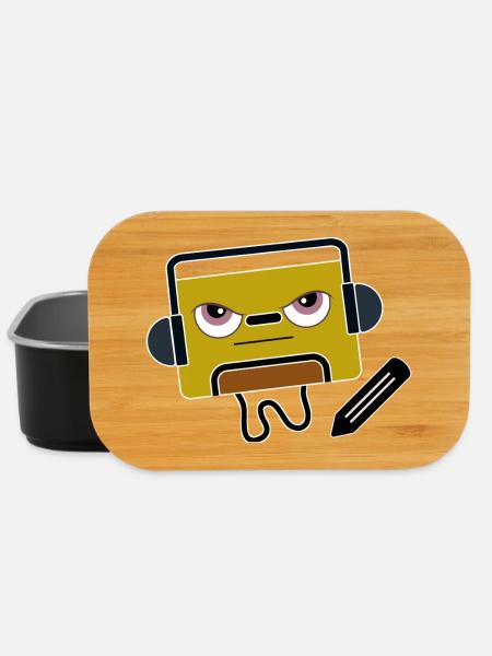 BlockAudio Serious Writing Retro Cassette - Lunch Box - black