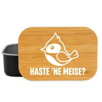 Haste ne Bird Illustration - Lunch Box - black - Front