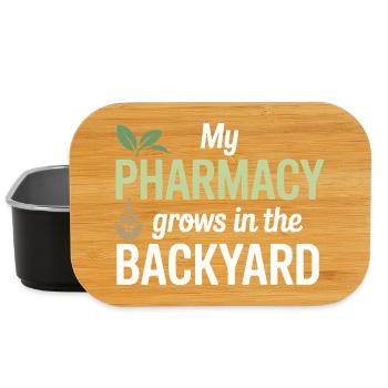 Vêtement certifié en pharmacologie clinique organique - Boîte à goûter - noir - Devant