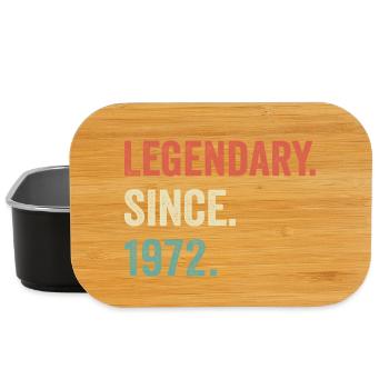legendär seit 1972 - Lunch Box - Schwarz - Vorne