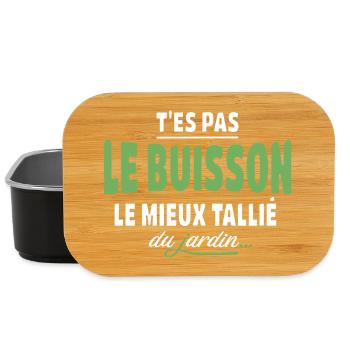You're not the best trimmed bush – expression - Lunch Box - black - Front