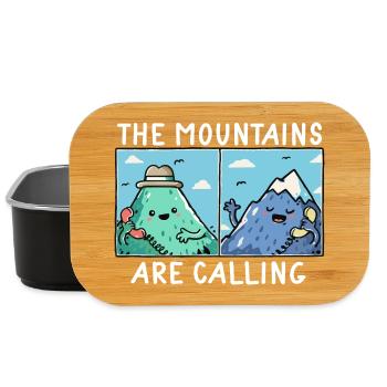 Camping Scouts Mountain Hiking Forest Campers Adve - Lunch Box - black - Front