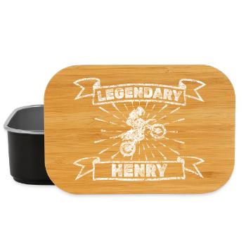 Biker Henry - Lunch Box - Schwarz - Vorne