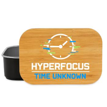 Adhs-hyperfokus-modus Adhs-humor Neurodivergent - Lunch Box - Schwarz - Vorne