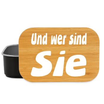 Sie - Lunch Box - Schwarz - Vorne