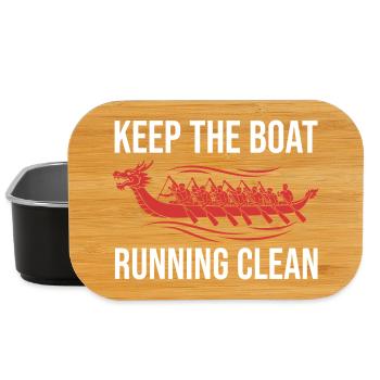 Dragon Boat Club Paddler Team Dragon Boat Gift - Lunch Box - black - Front