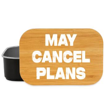 MAY CANCEL PLANS - Lunch Box - black - Front