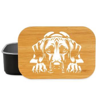 Rhodesian Ridgeback « Édition Noire » - Boîte à goûter - noir - Devant