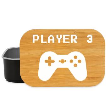 Retro Pixel Controller - Lunch Box - Schwarz - Vorne