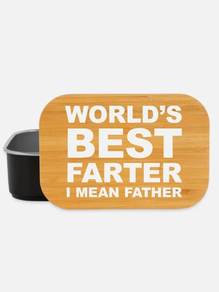Bester Furzer der Welt, ich meine, Vater - Lunch Box - Schwarz