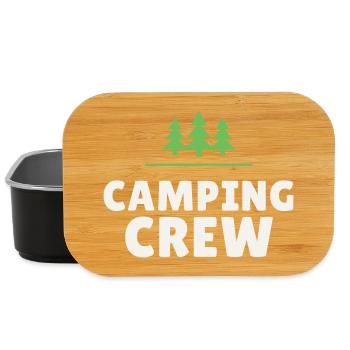 Équipe de camping Équipe Nature Camping Amis en plein air - Boîte à goûter - noir - Devant