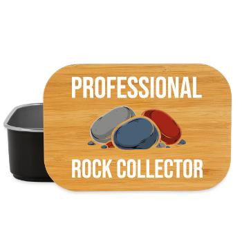 Professional Stones Collector Gift Geology - Lunch Box - black - Front