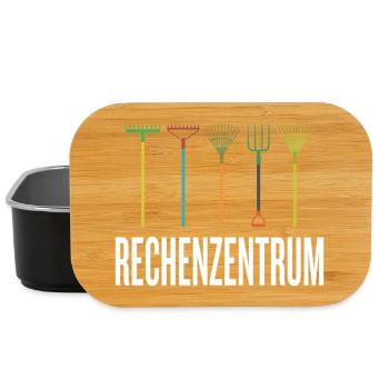 Leiter vom Rechenzentrum Gärtner Gärtnerin Garten - Lunch Box - Schwarz - Vorne