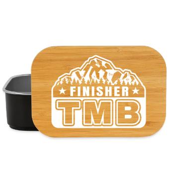 TMB Trek Alps Finisher Hiker Geschenk - Lunch Box - Schwarz - Vorne