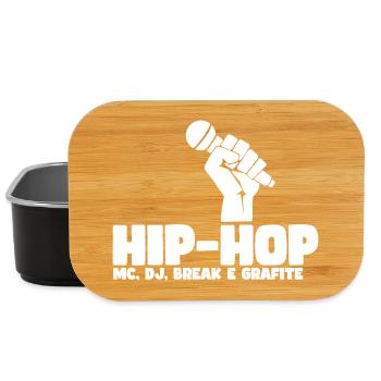 Hip Hop Microphone Power - Lunch Box - black - Front