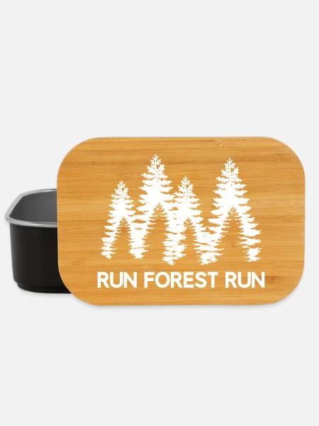 Run Forest Run - Lunch Box - black