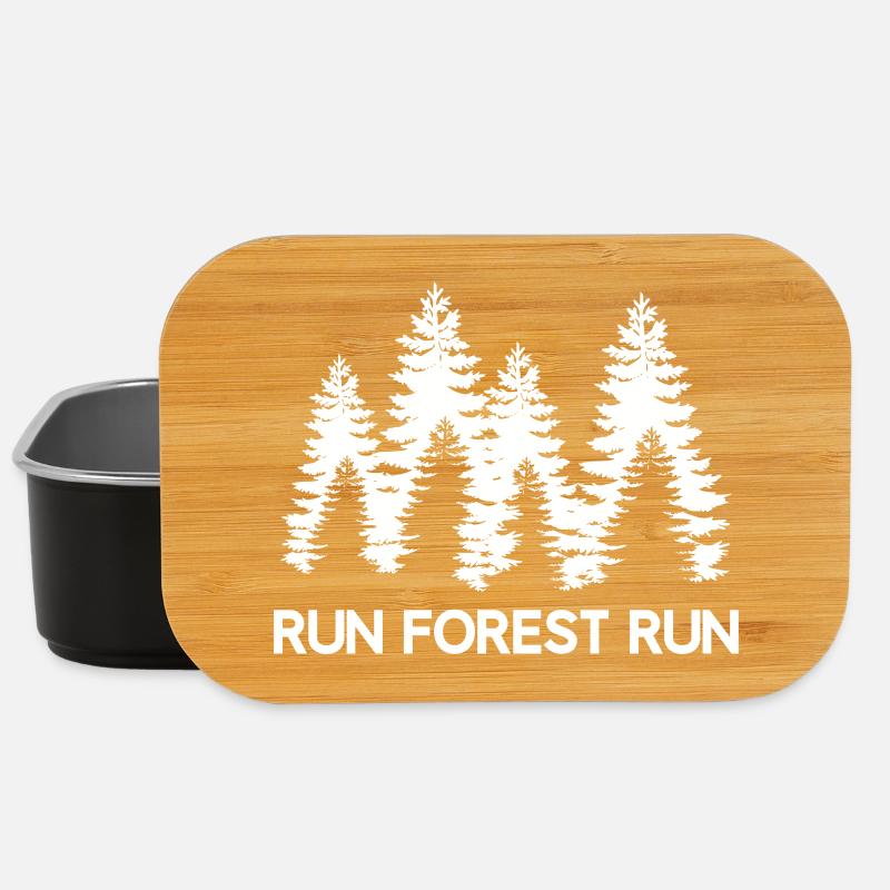 Run Forest Run - Lunch Box - black